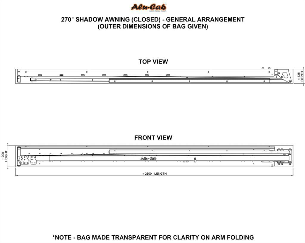 270° Markise Alu-Cab (374x320 cm) – Offroad-Partner