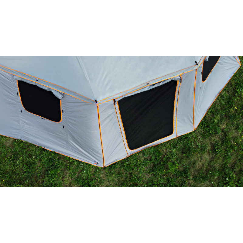 moskitonetz camping markise Seitenwände mit Moskitonetz und Fenstern für 450° Markise Rockalu