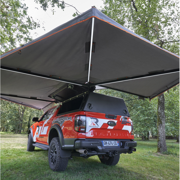 450° Markise Rockalu selbsttragend mit integrierter Beleuchtung –  Offroad-Partner