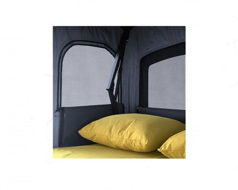dachzelt airtop 360 Dachzelt Airtop 360° Carbon M (145x210cm) – Offroad-Partner