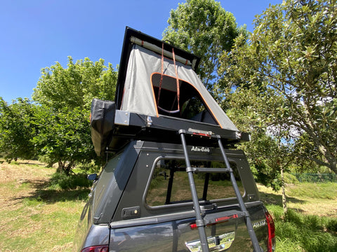 alu-cab dachzelt Dachzelt Alu-Cab Aluminium Dachschale schwarz (140x230cm) – Offroad-Partner