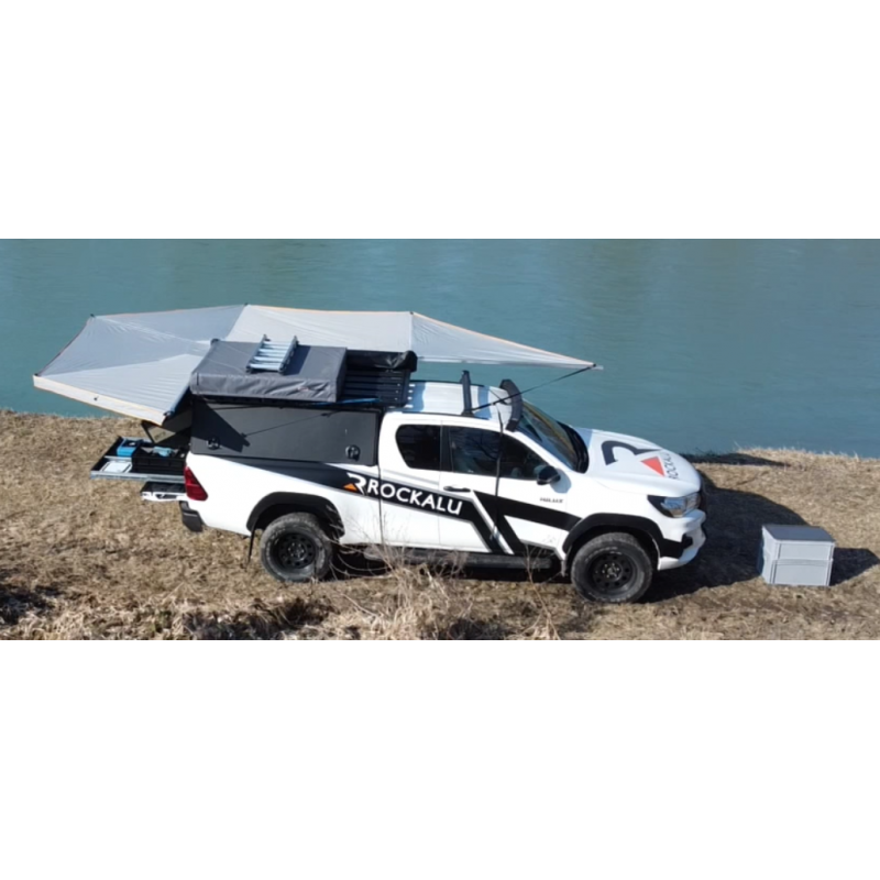 rockalu markise 450° Markise Rockalu selbsttragend mit integrierter Beleuchtung – Offroad-Partner